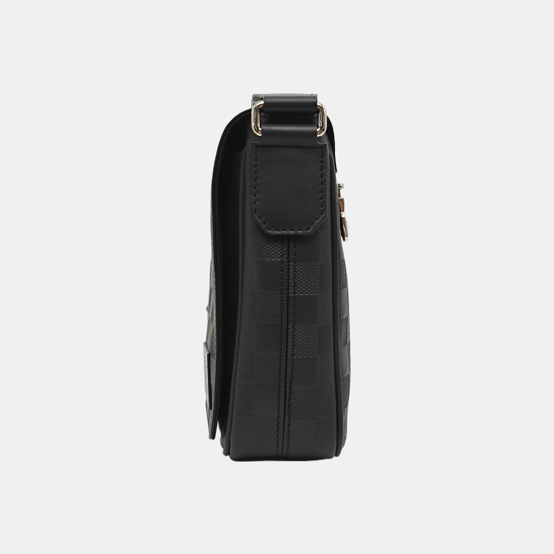 DISTRICT PM Damier Graphite Calfskin Black