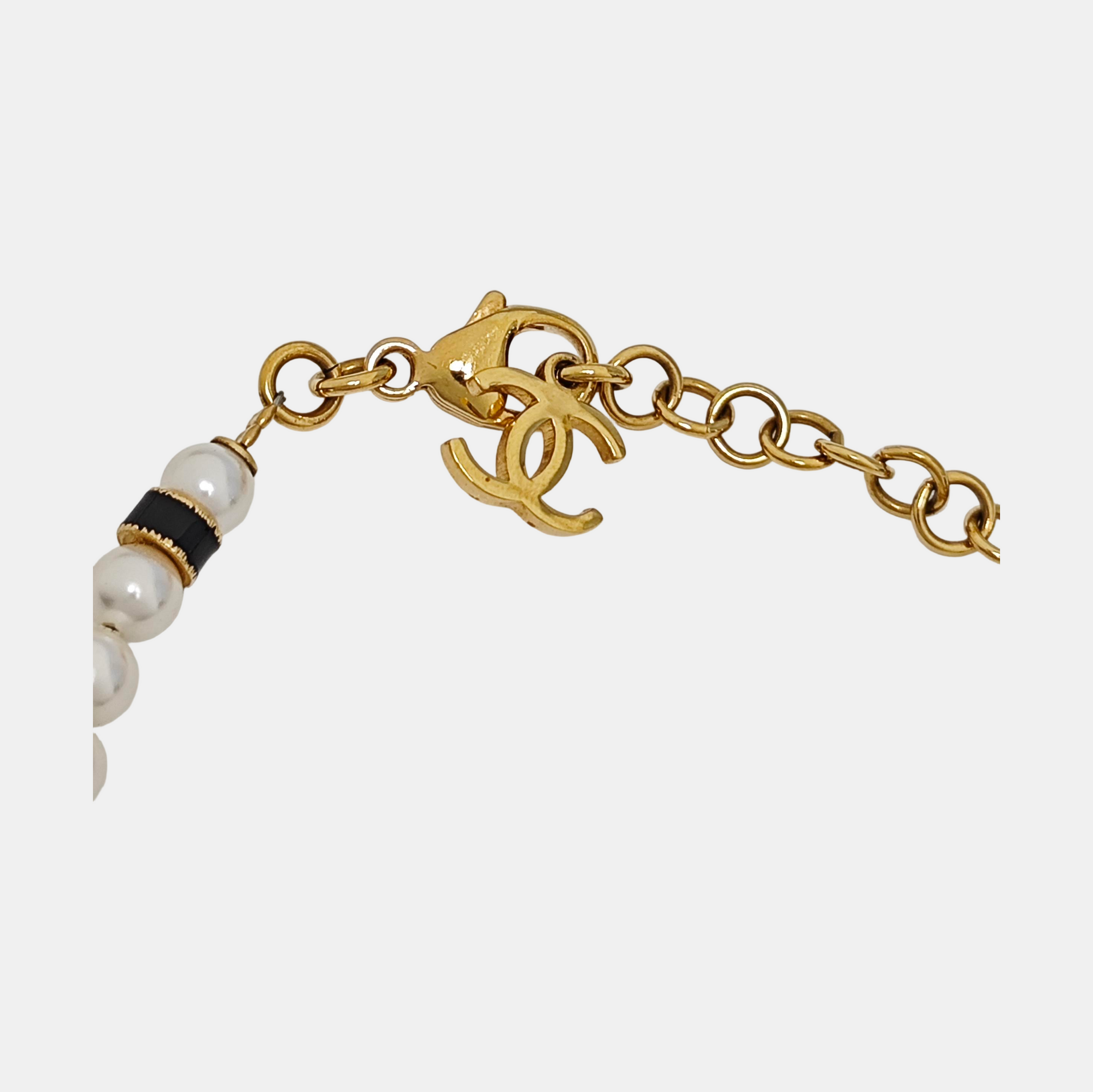 Faux Pearl White Bracelet