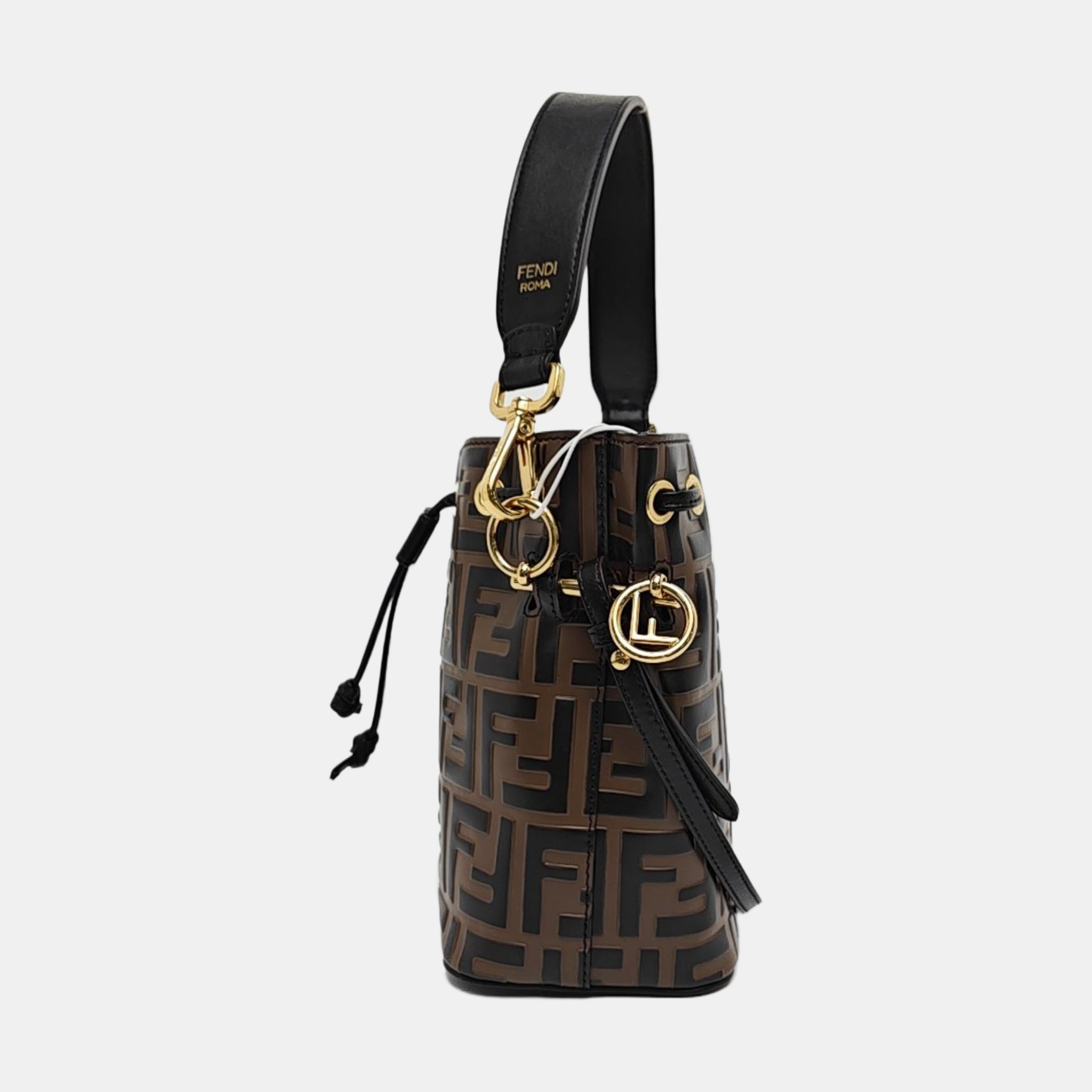 Mon Tresor Mini Monogram Calfskin Brown