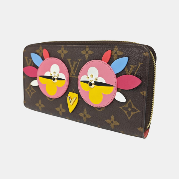 FÉLICIE Monogram Coated Canvas Brown Wallet