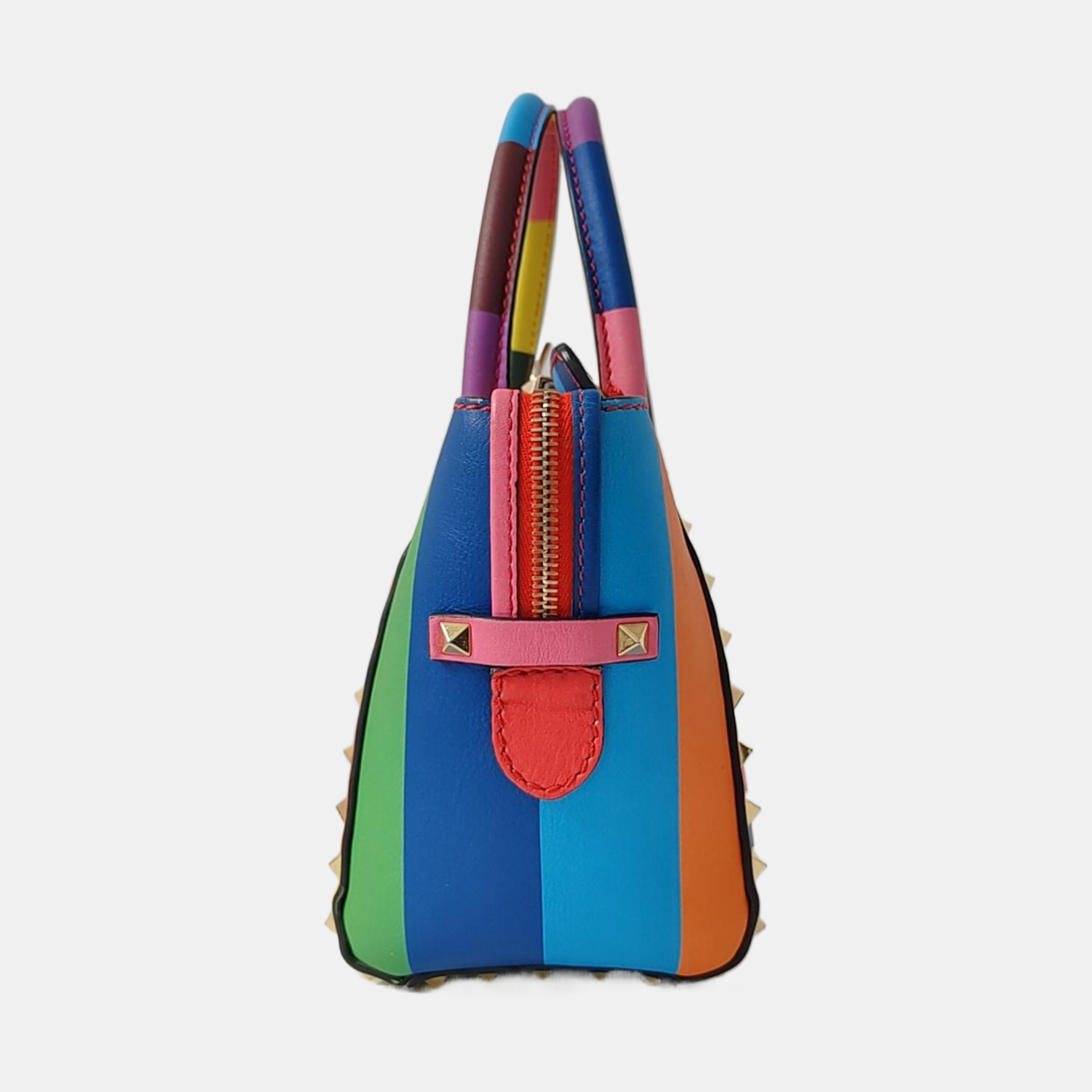 Rockstud Mini Calfskin Multicolor