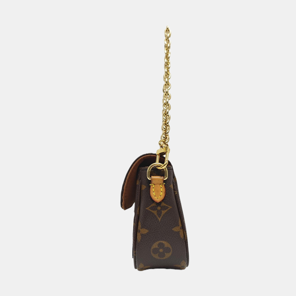 IVY Monogram Coated Canvas Brown