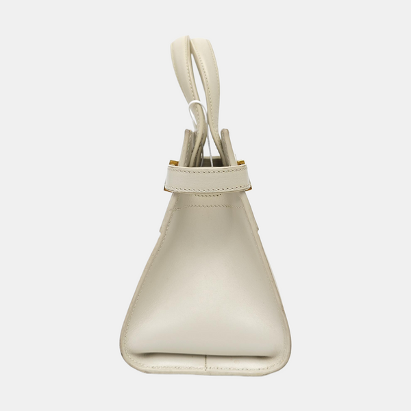 MANHATTAN Nano Calfskin White