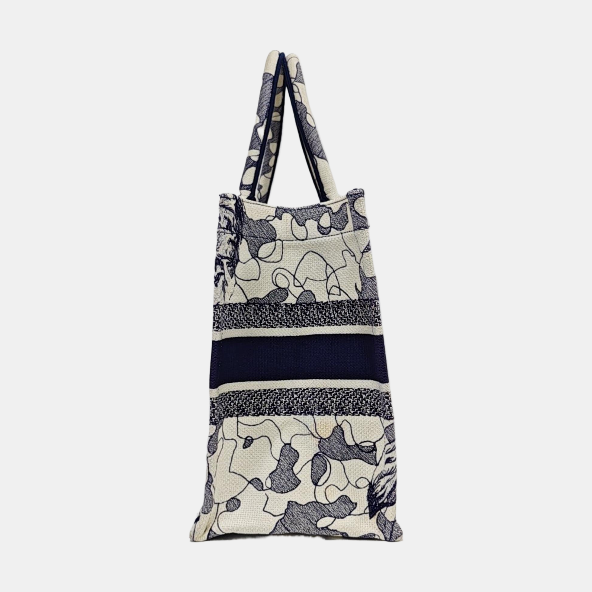Book Tote Medium Canvas Blue