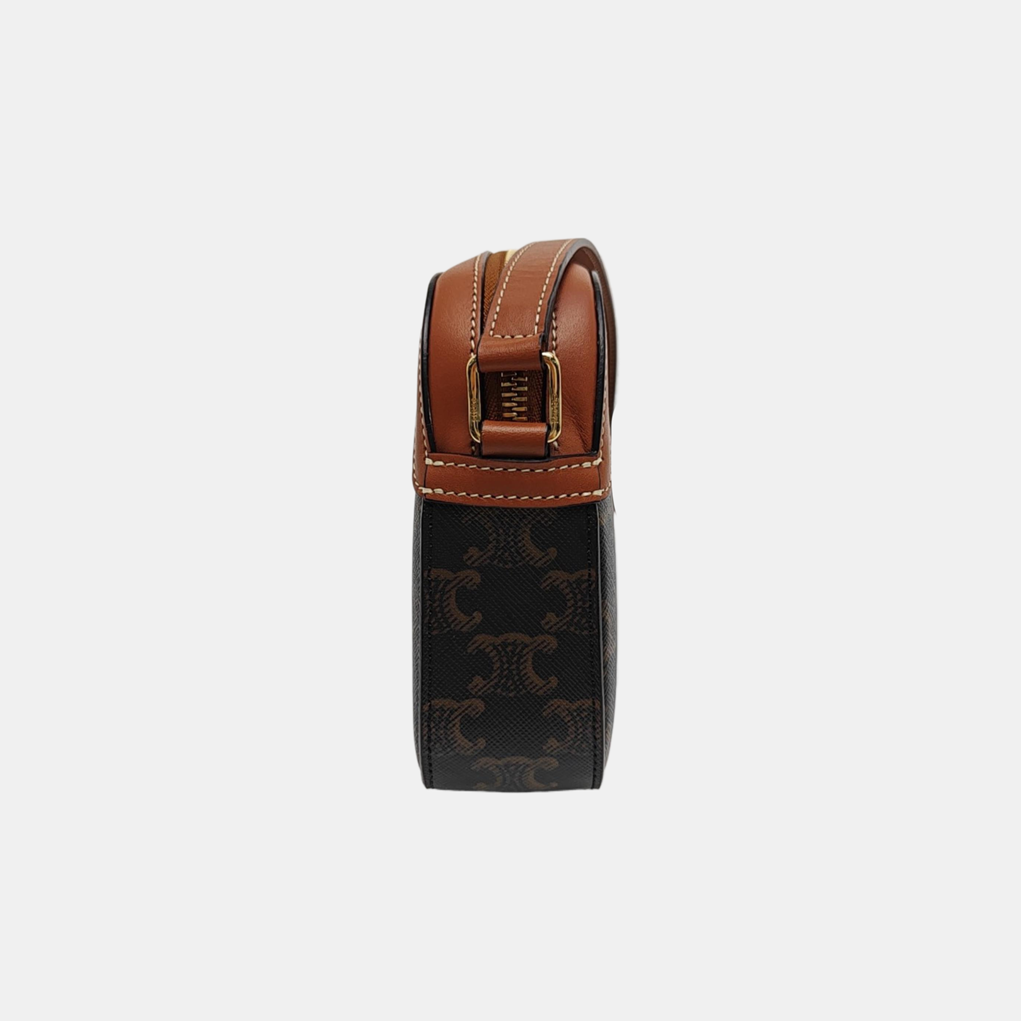 TRIOMPHE CANVAS Small Coated Canvas Black