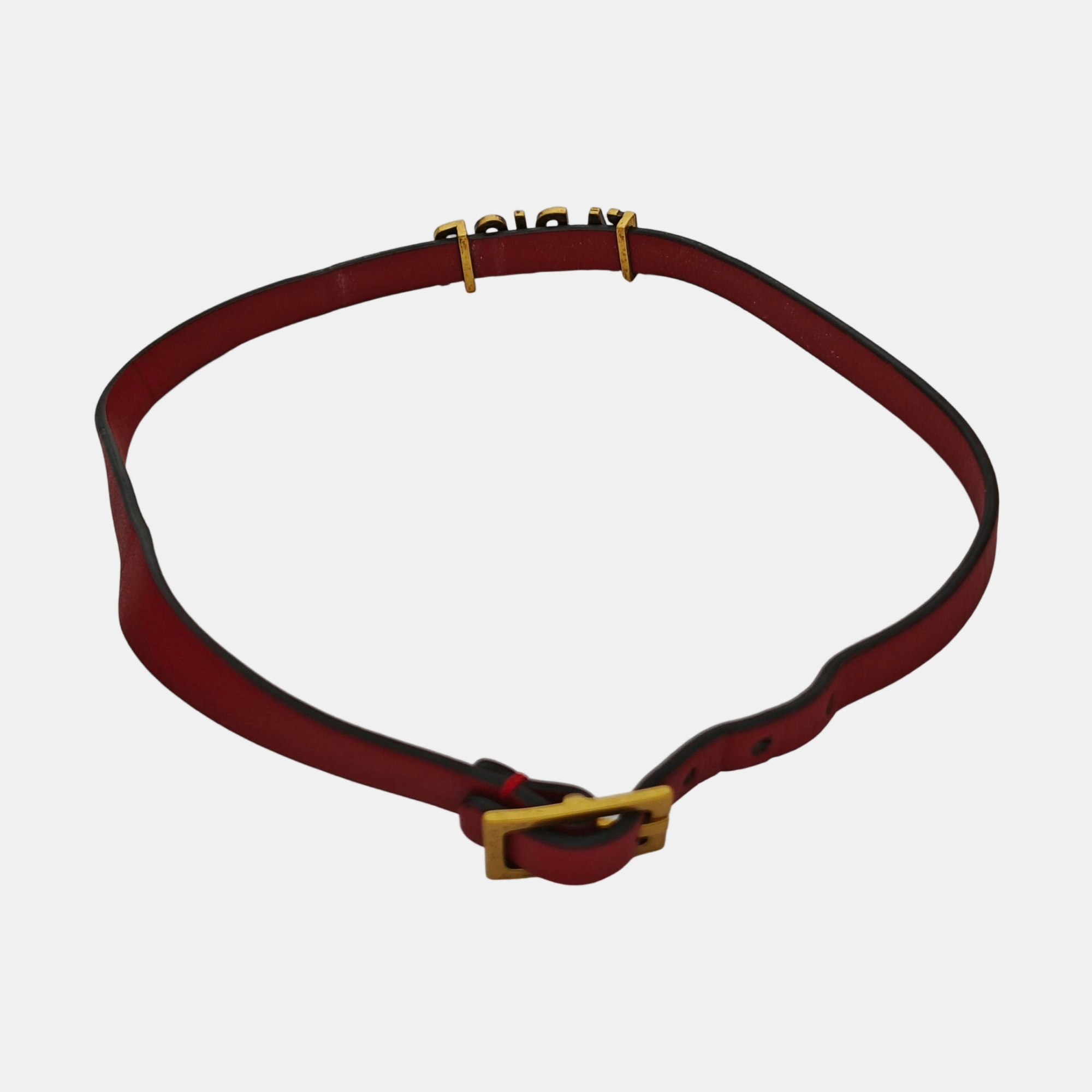 J'adior Metal Red Necklace
