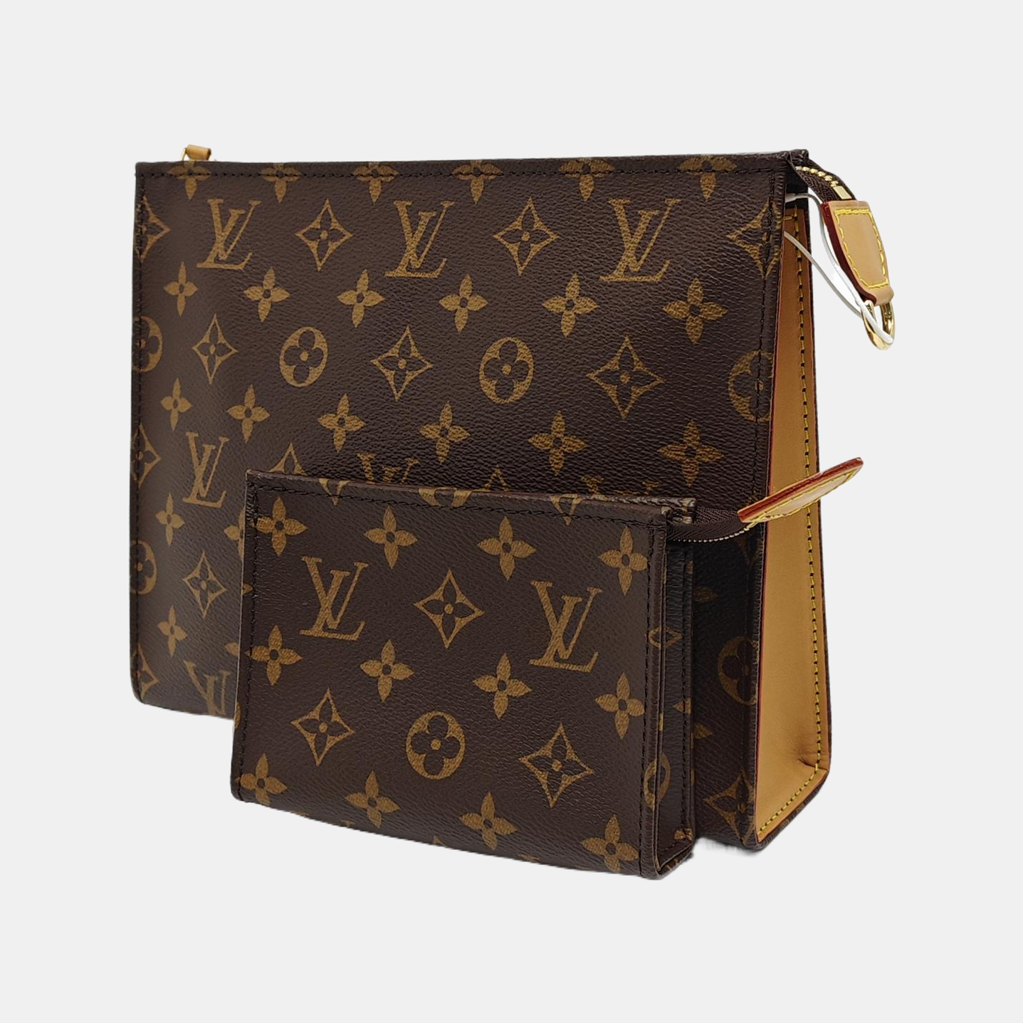 TOILET POCKET 26 Monogram Coated Canvas Brown