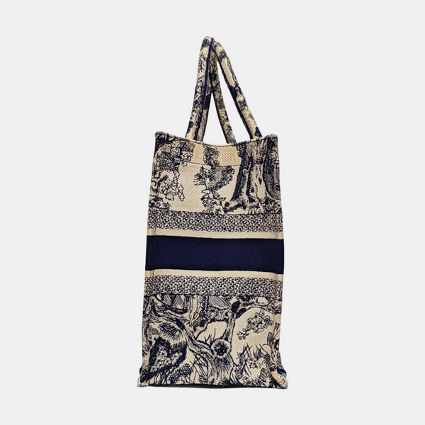 Book Tote Medium Canvas Blue