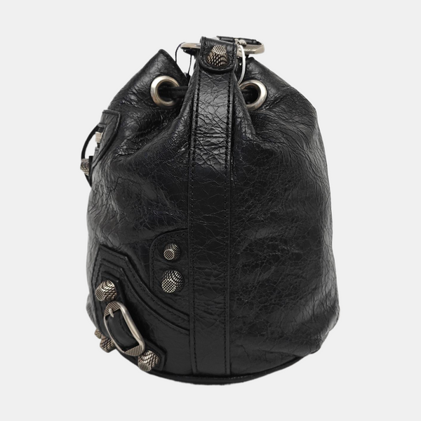 Calfskin Bucket Bag Black