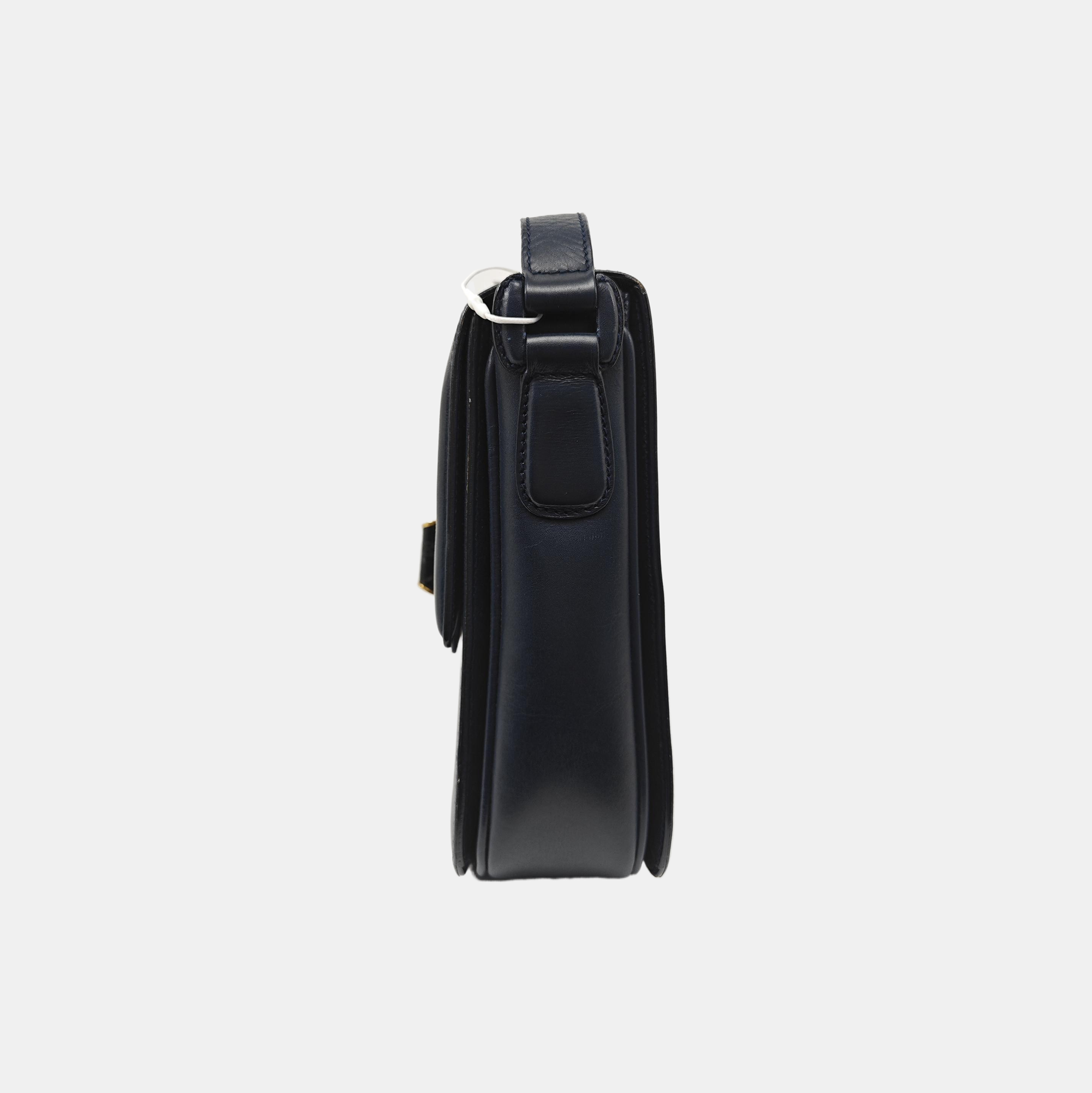 Calfskin Crossbody Bag Blue