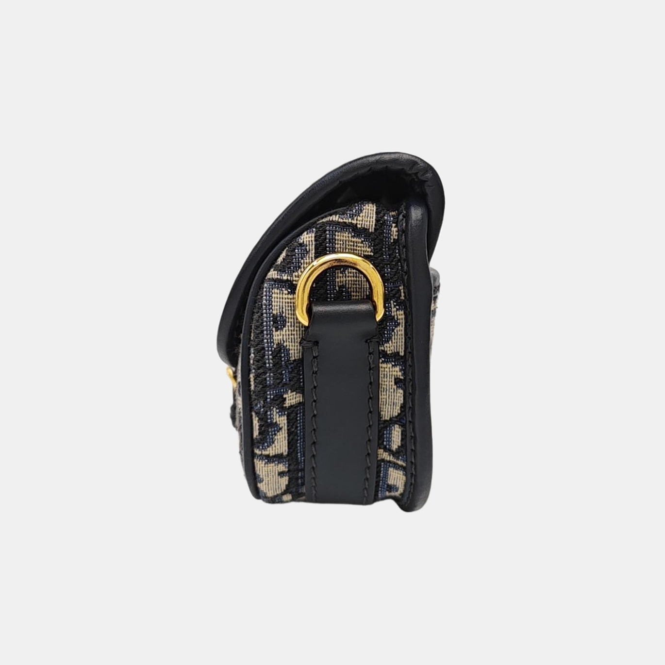 Bobby East-West Medium Oblique Canvas Blue