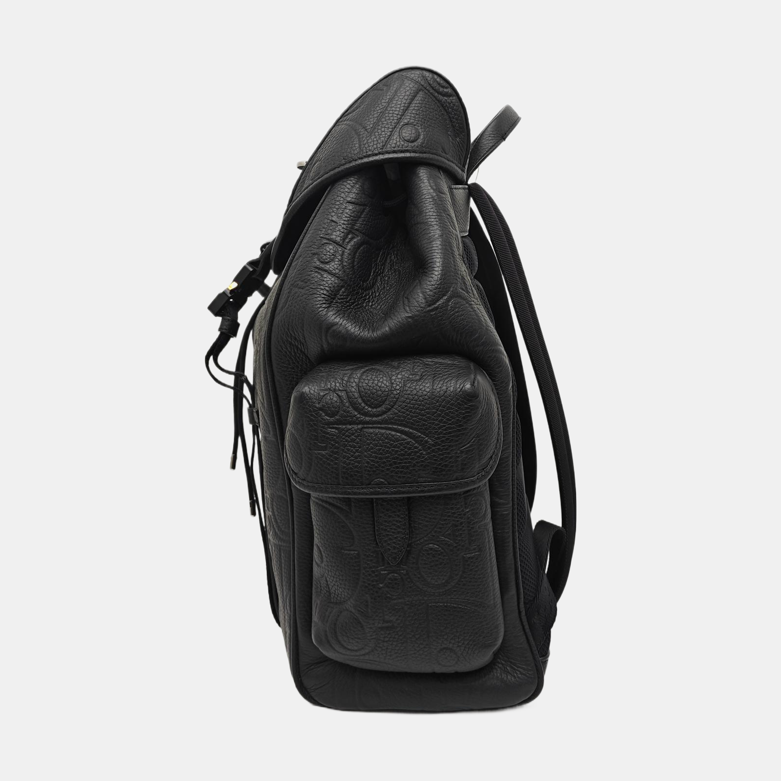 Hit The Road Oblique Calfskin Black