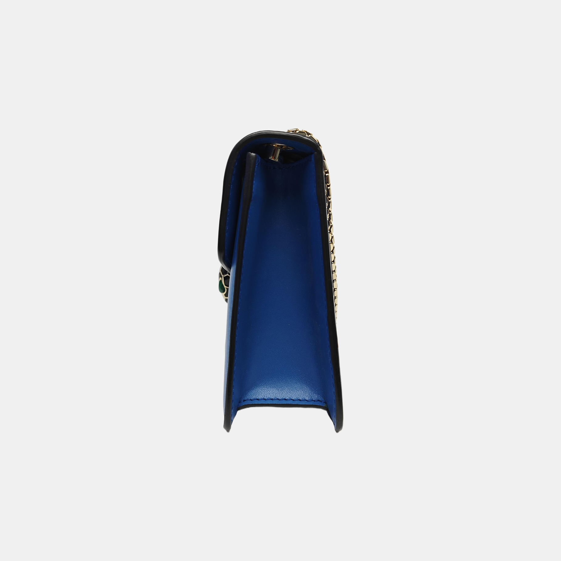 SERPENTI FOREVER Small Calfskin Blue