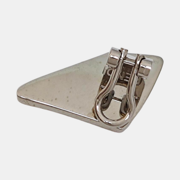 Metal Orange Clip On Earrings