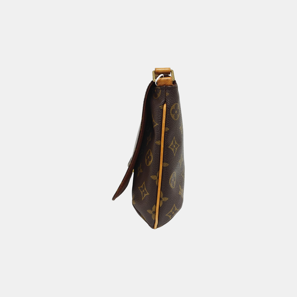 MUSETTE TANGO Monogram Coated Canvas Brown