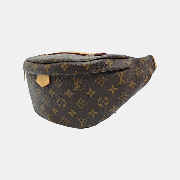 BUMBAG Monogram Coated Canvas Brown