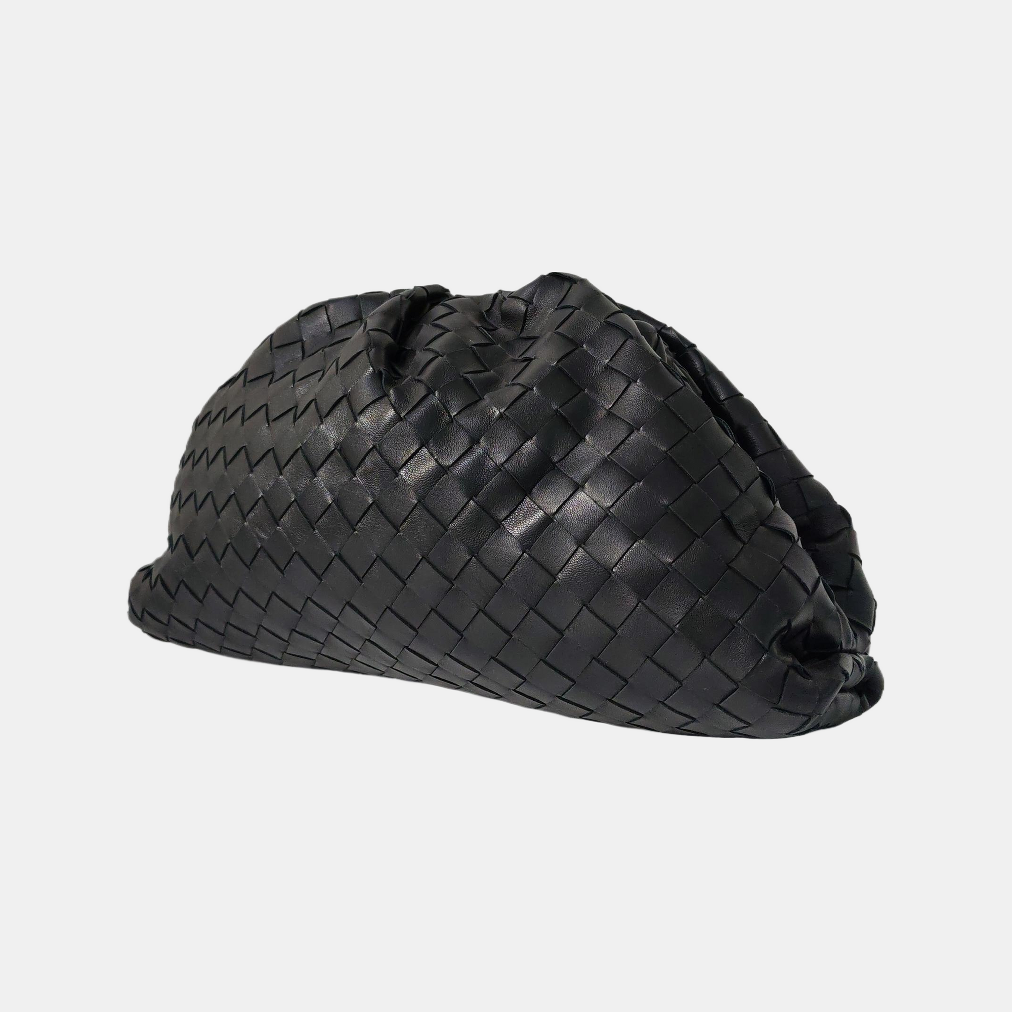 The Pouch Large Lambskin Black