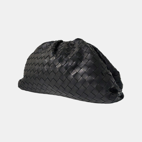 The Pouch Large Lambskin Black