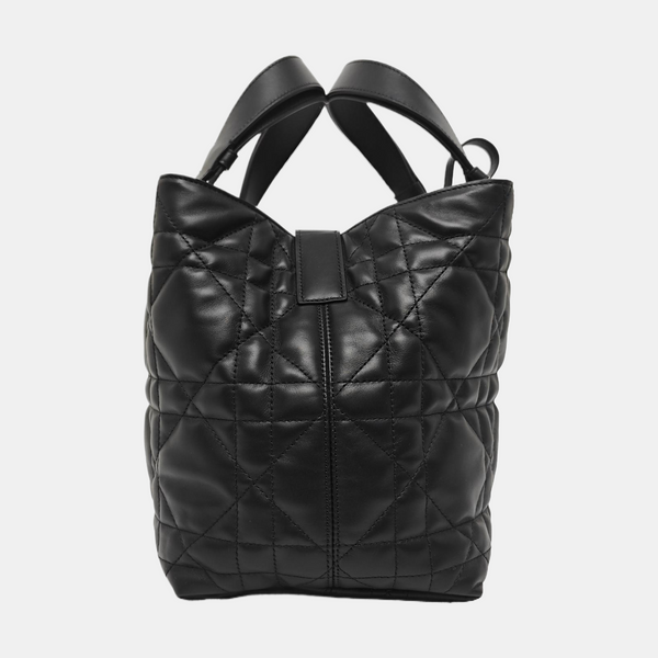 Toujours Medium Cannage Calfskin Black