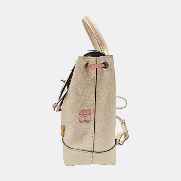 LOCKME Mini Calfskin Beige