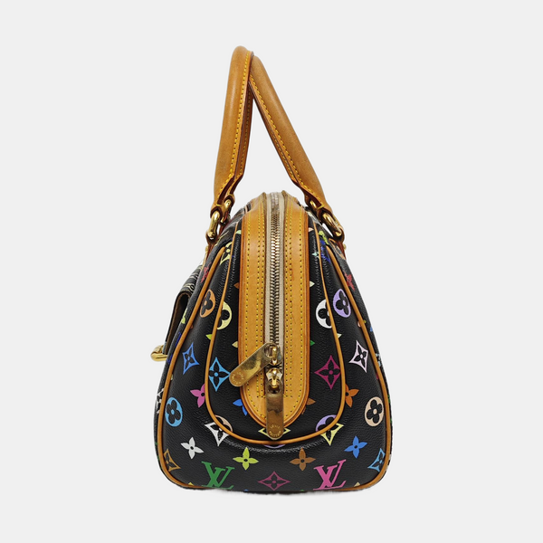 LV × TM PRISCILLA Monogram Coated Canvas Black