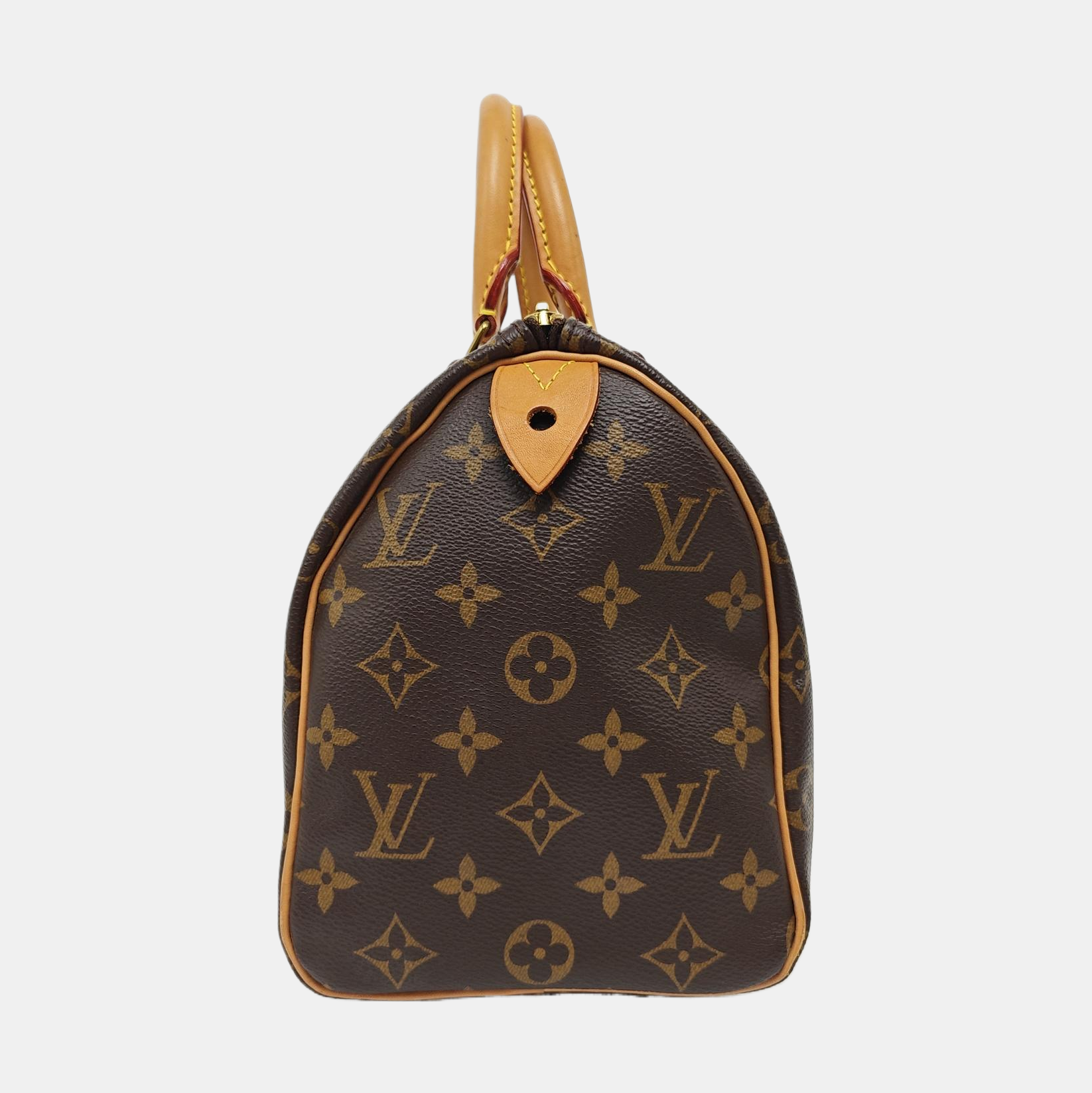 SPEEDY 25 Monogram Coated Canvas Brown