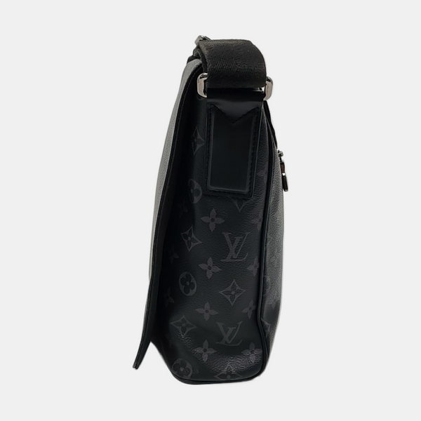 DISTRICT MM Damier Graphite Coated Canvas Black