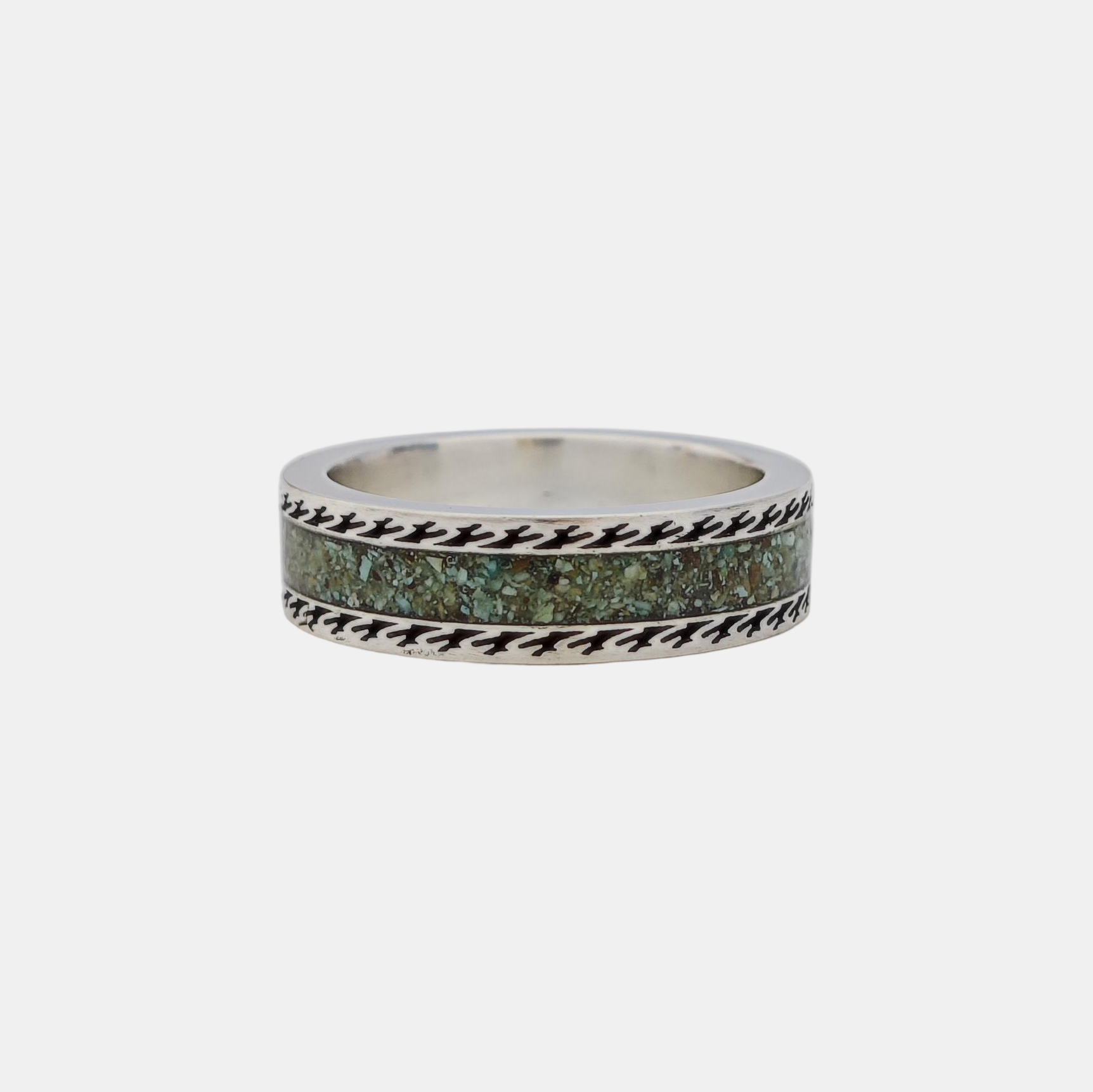 Interlocking G 925 Sterling Silver Ring HK 19