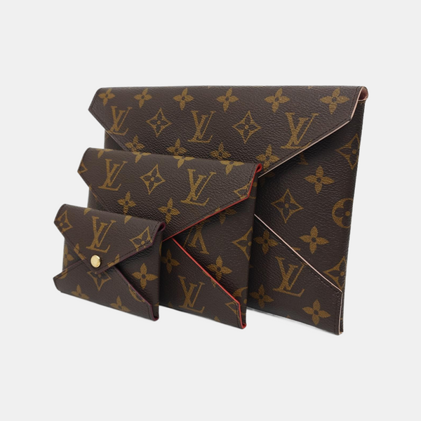 KIRIGAMI Monogram Coated Canvas Brown