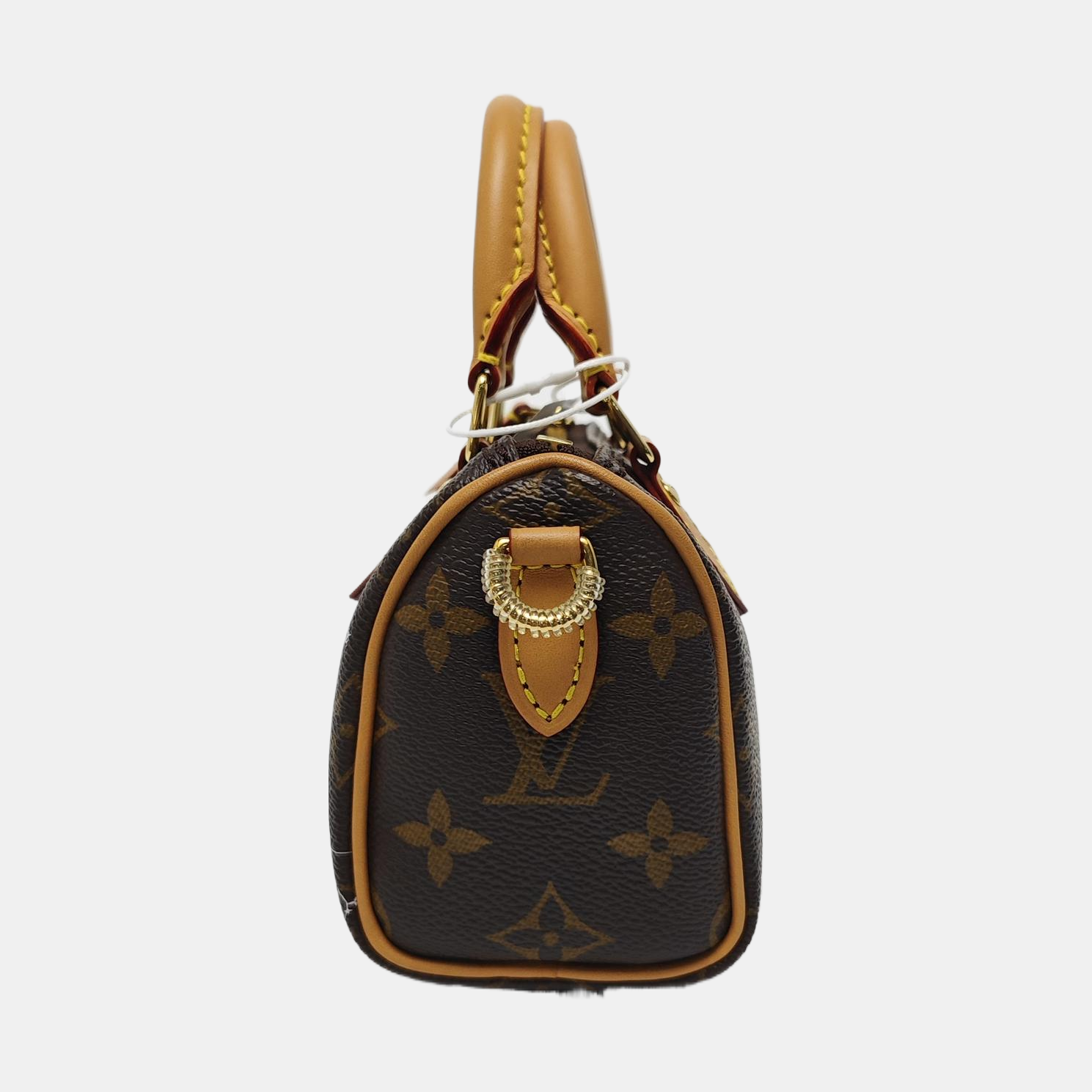 SPEEDY Nano Monogram Coated Canvas Brown