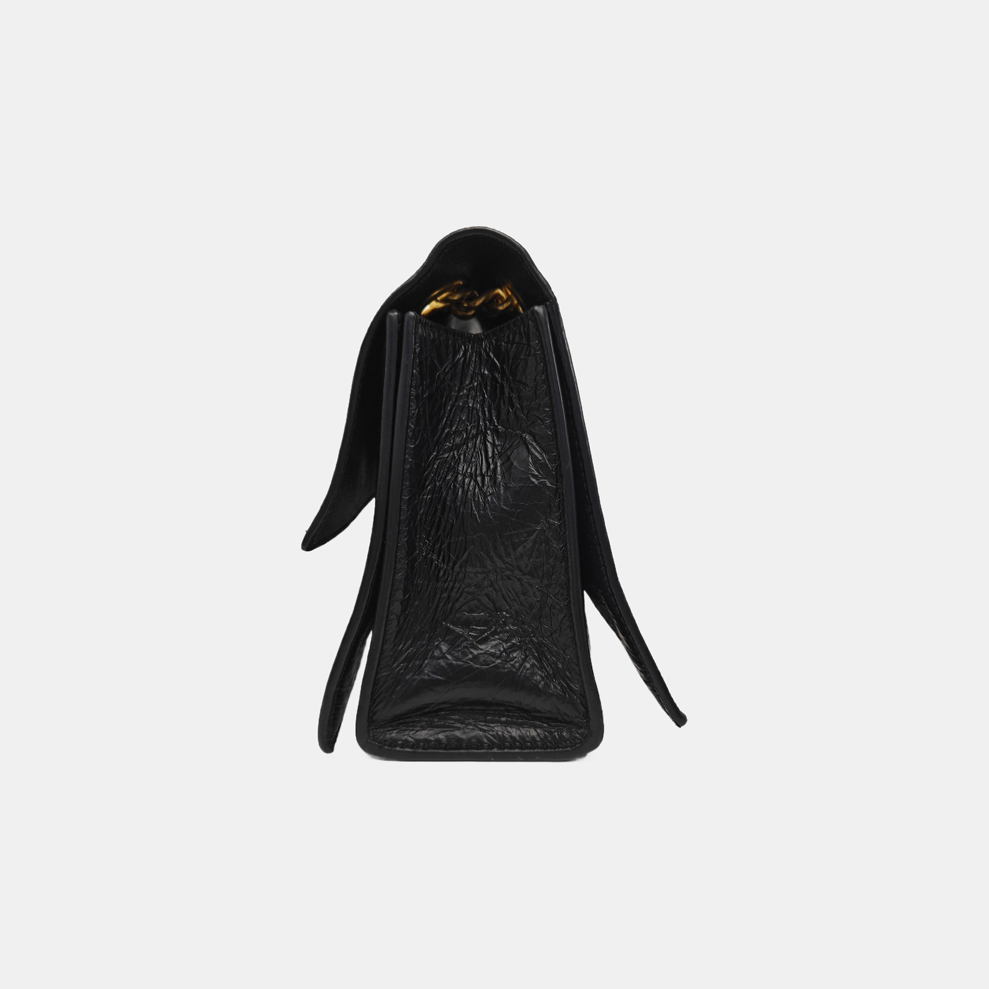 Crush Small Calfskin Black