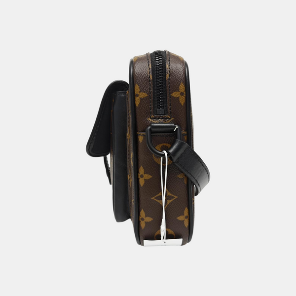 CHRISTOPHER Monogram Coated Canvas Brown