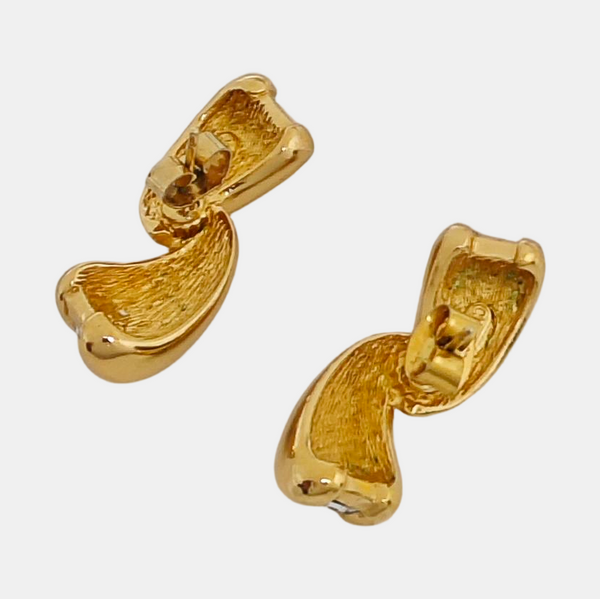 Metal Gold Stud Earrings