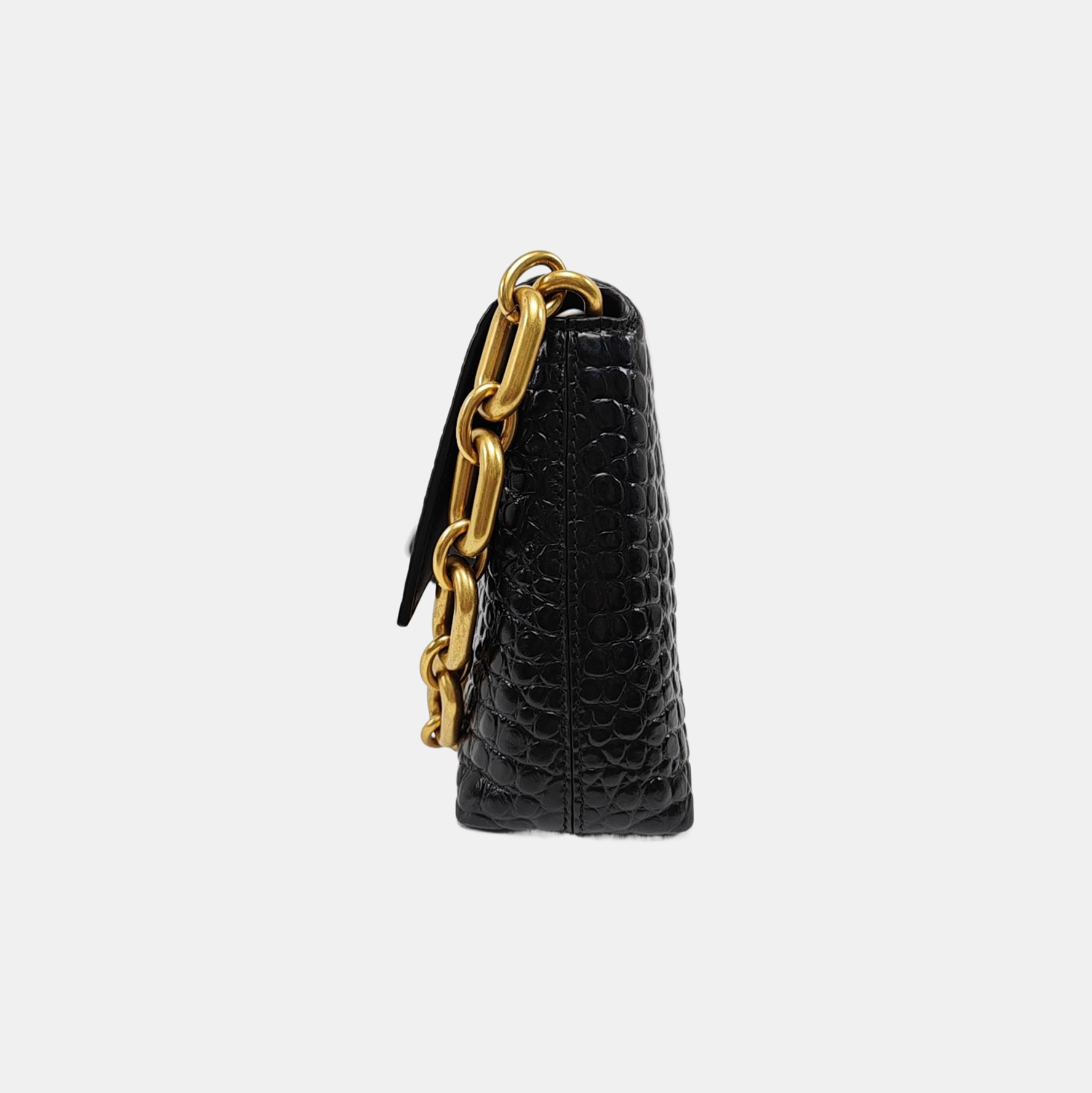 Downtown Super Mini Calfskin Black