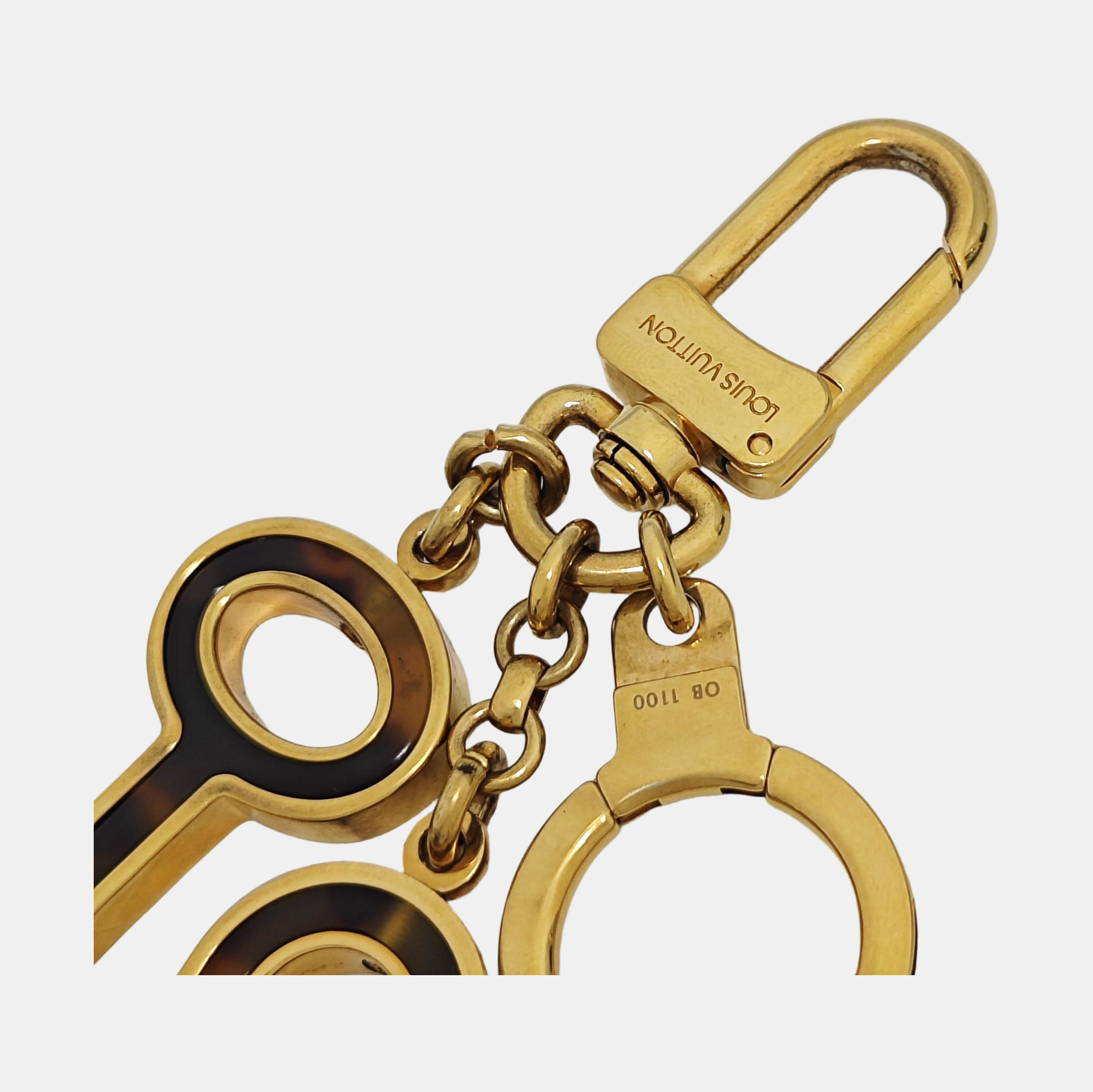 Metal Bag Charm Gold