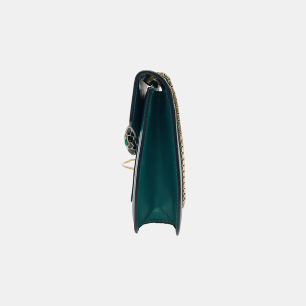 SERPENTI FOREVER Small Calfskin Green