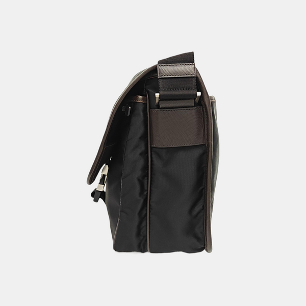 Nylon Shoulder Bag Black