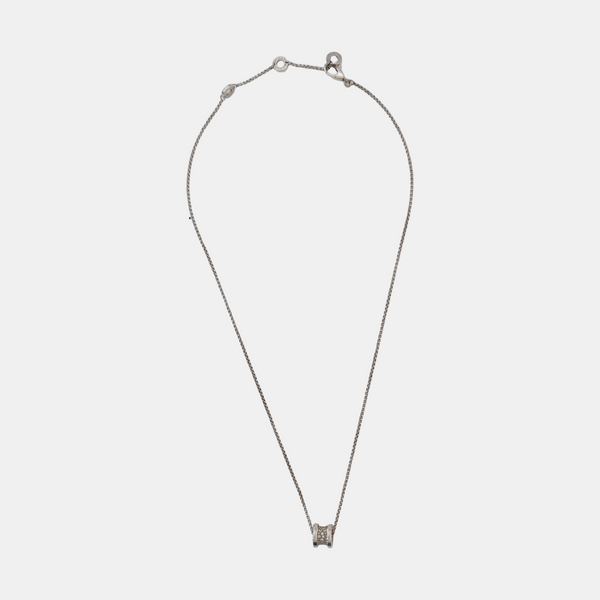 B.ZERO1 18k White Gold Silver Necklace
