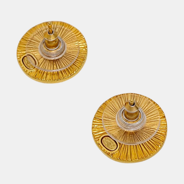 Metal Gold Stud Earrings