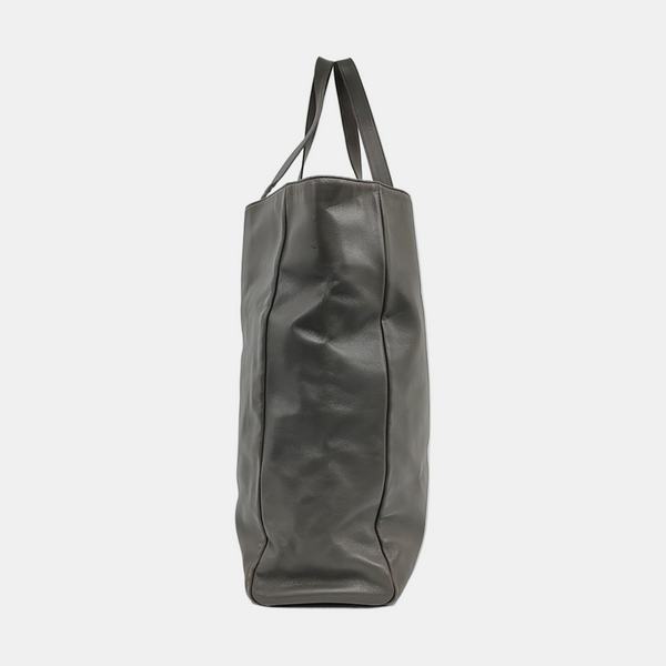 SHOPPING BAG Calfskin Gray