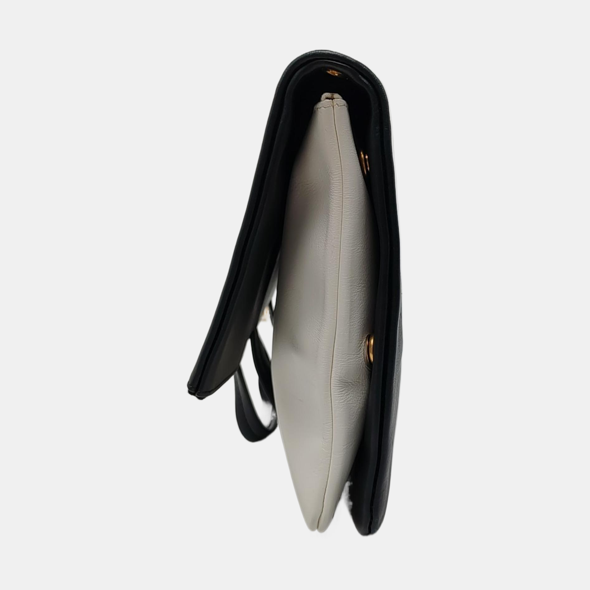 Calfskin Shoulder Bag Black