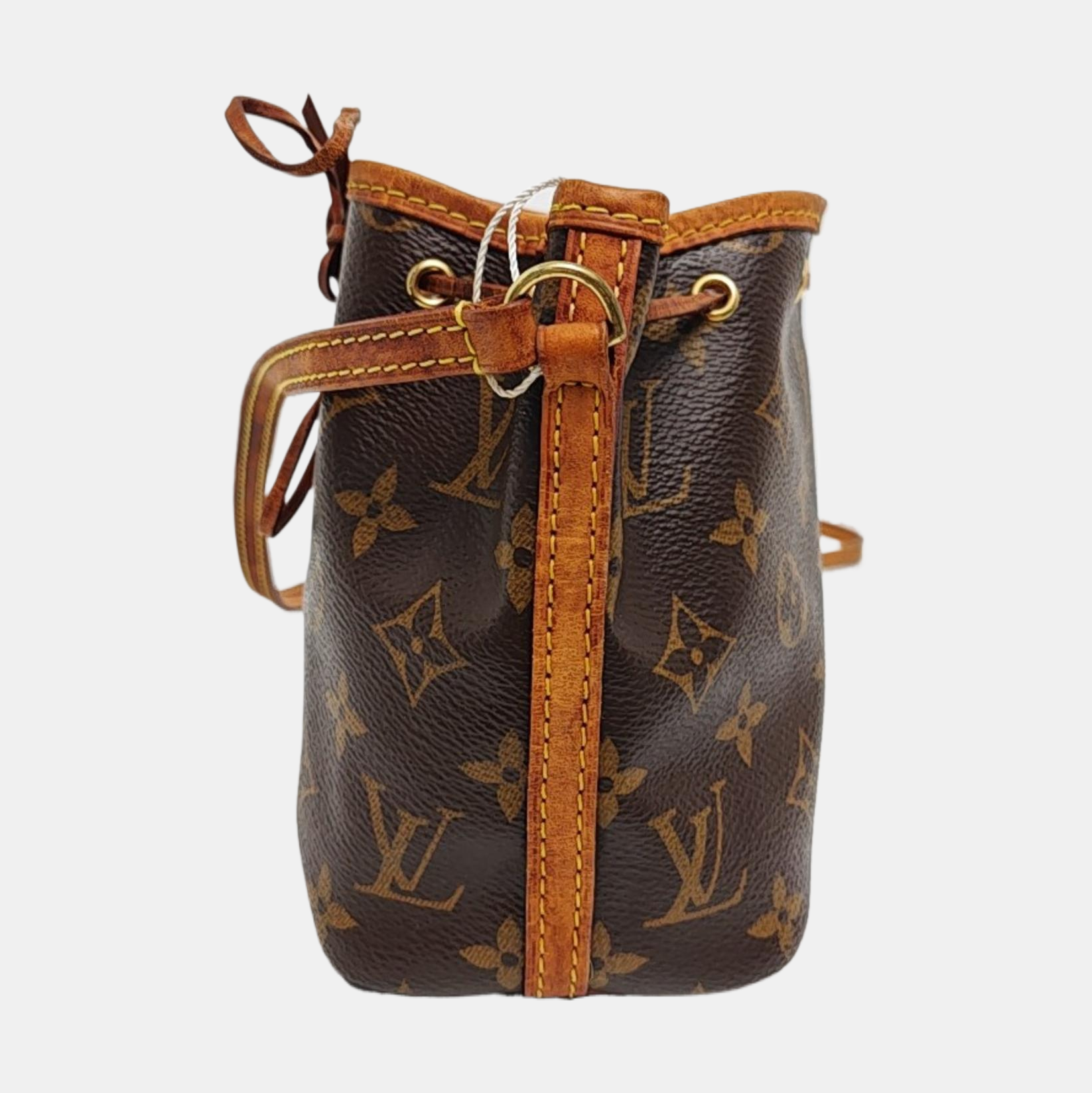 NÉONOÉ Nano Monogram Coated Canvas Brown