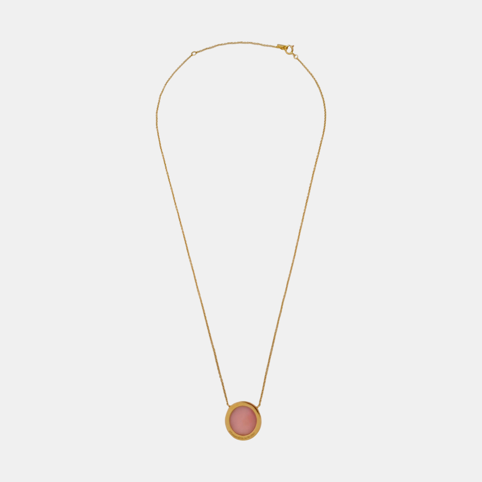 Tiffany T 18k Rose Gold Necklace