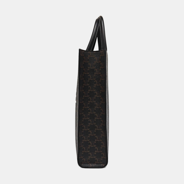 CABAS CELINE Small Coated Canvas Black