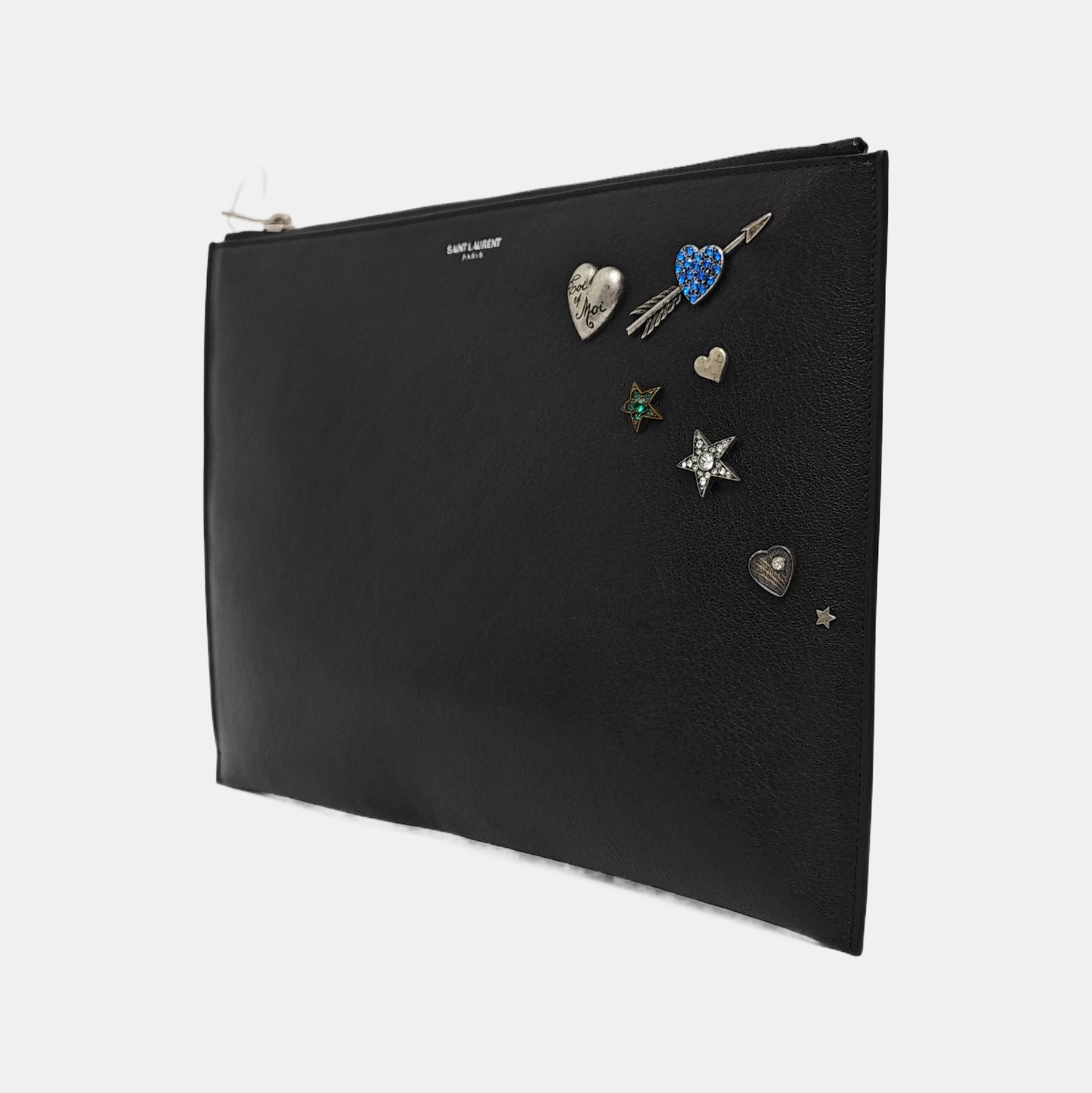 Calfskin Clutch Black