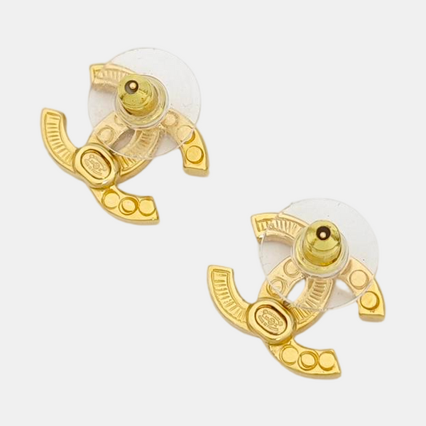 Metal Gold Stud Earrings