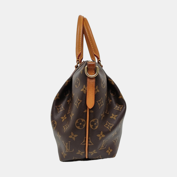 TURENNE Monogram Coated Canvas Brown