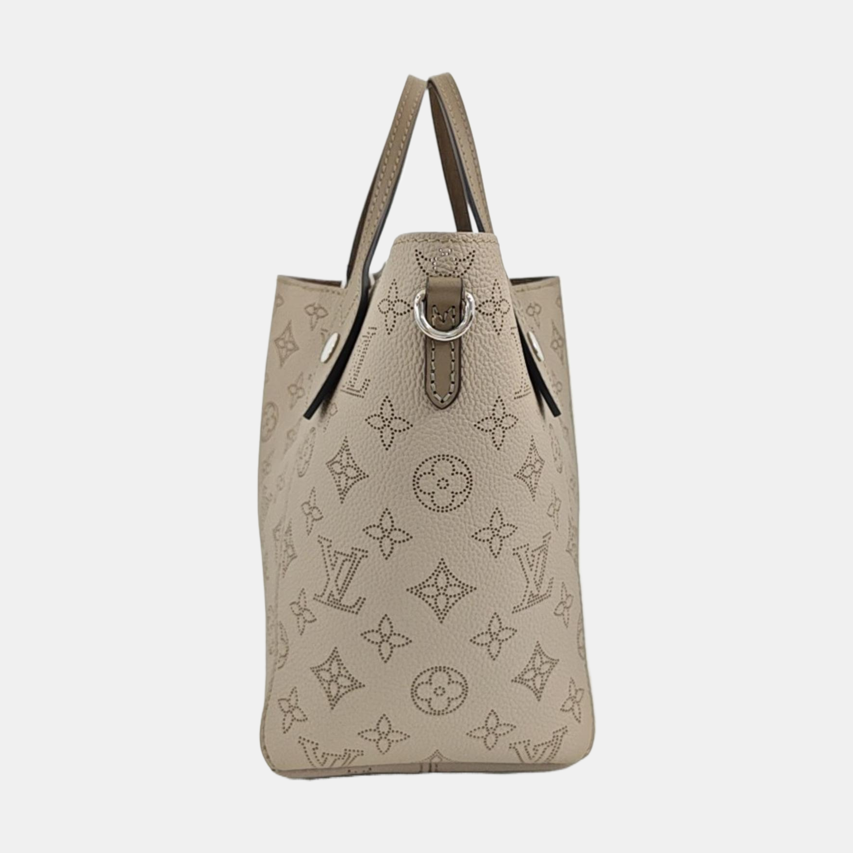 HINA PM Monogram Calfskin Gray