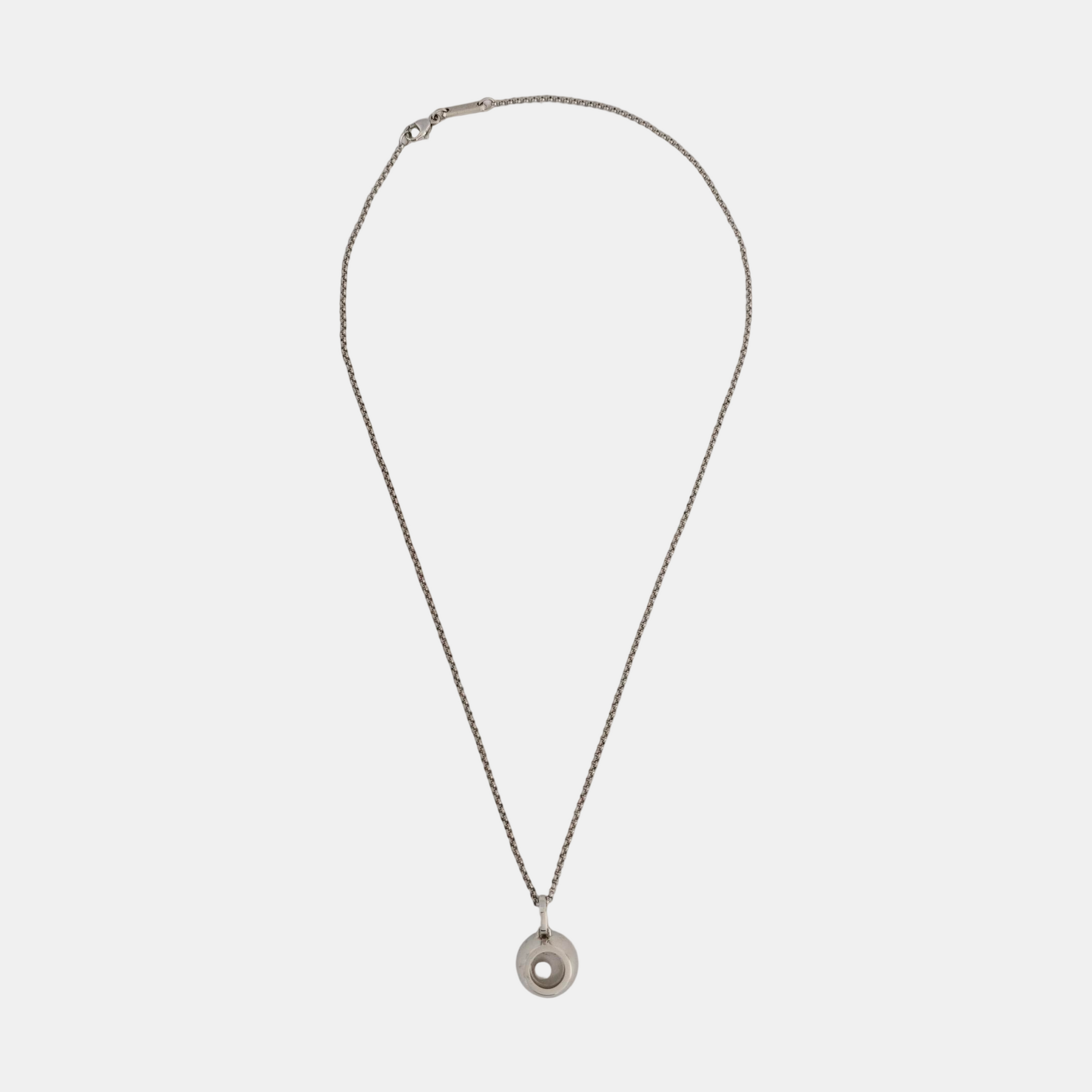 HAPPY DIAMONDS 18k White Gold Silver Necklace