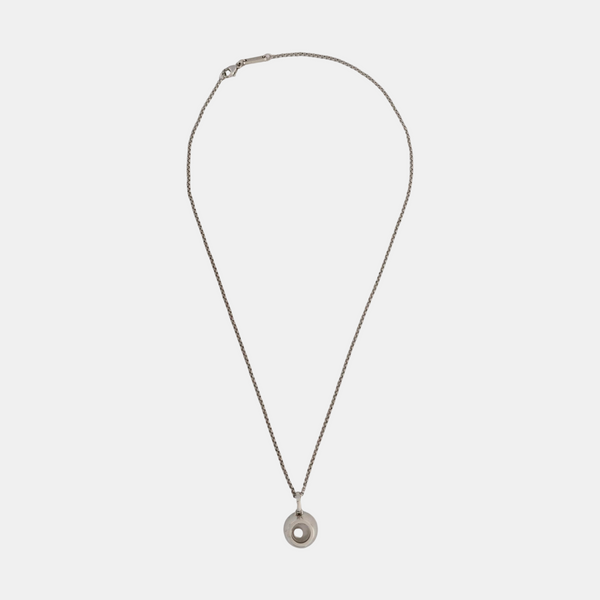 HAPPY DIAMONDS 18k White Gold Silver Necklace